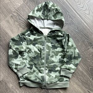 First Impressions Green Camouflage Hoodie